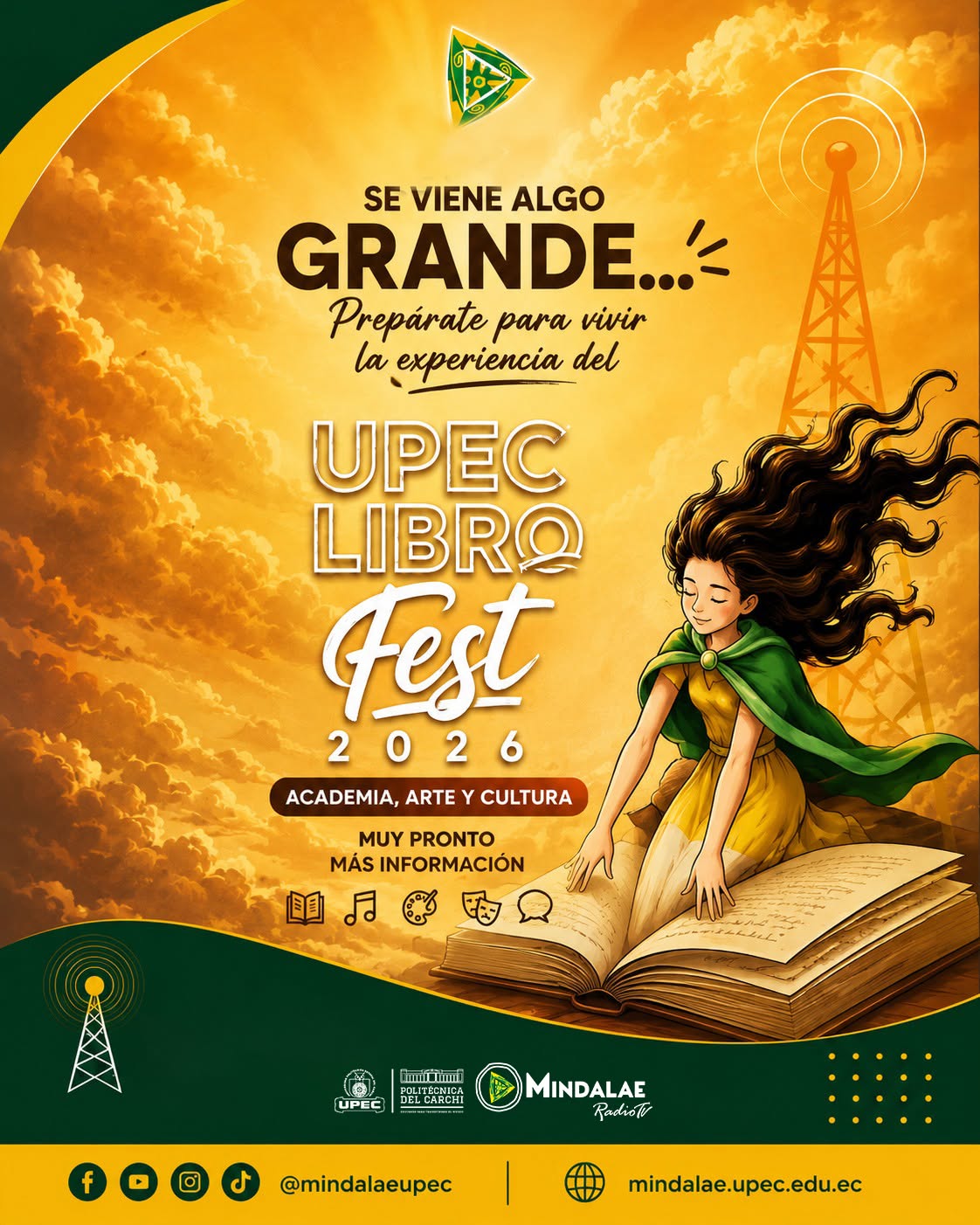 UPEC LIBRO FEST 2026 “Academia, arte y cultura” e 1º Encontro Latino-Americano de Poetas